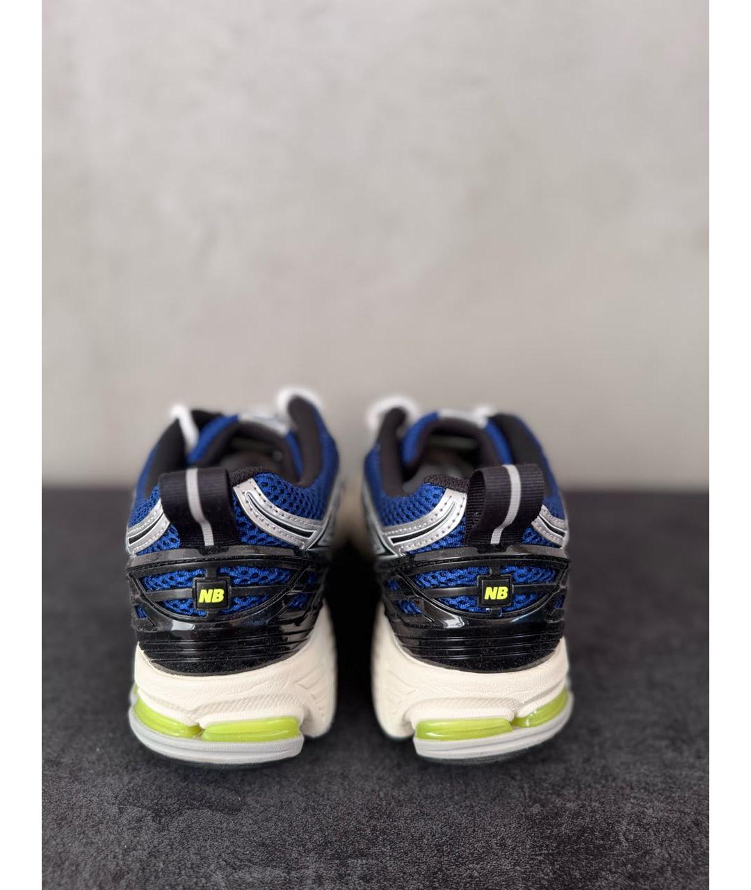 NEW BALANCE Синие текстильные низкие кроссовки / кеды, фото 4