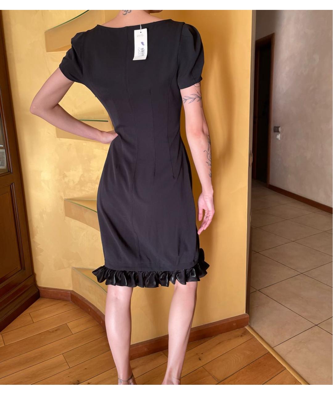 KRIZIA Черное повседневное платье, фото 8