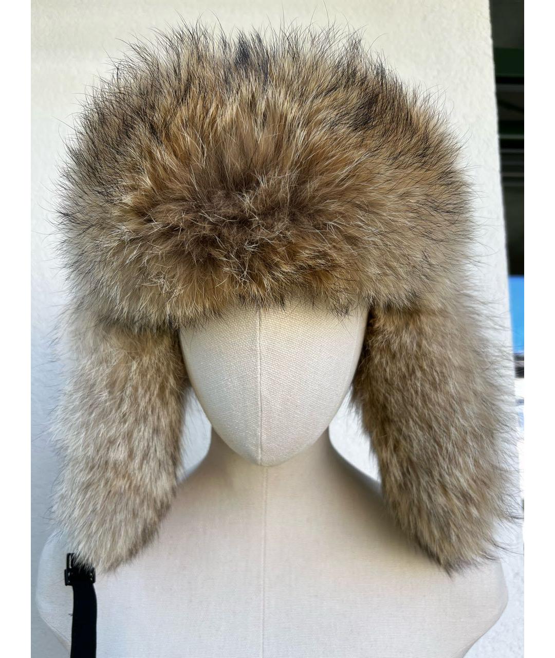 CANADA GOOSE Черная синтетическая шапка, фото 3