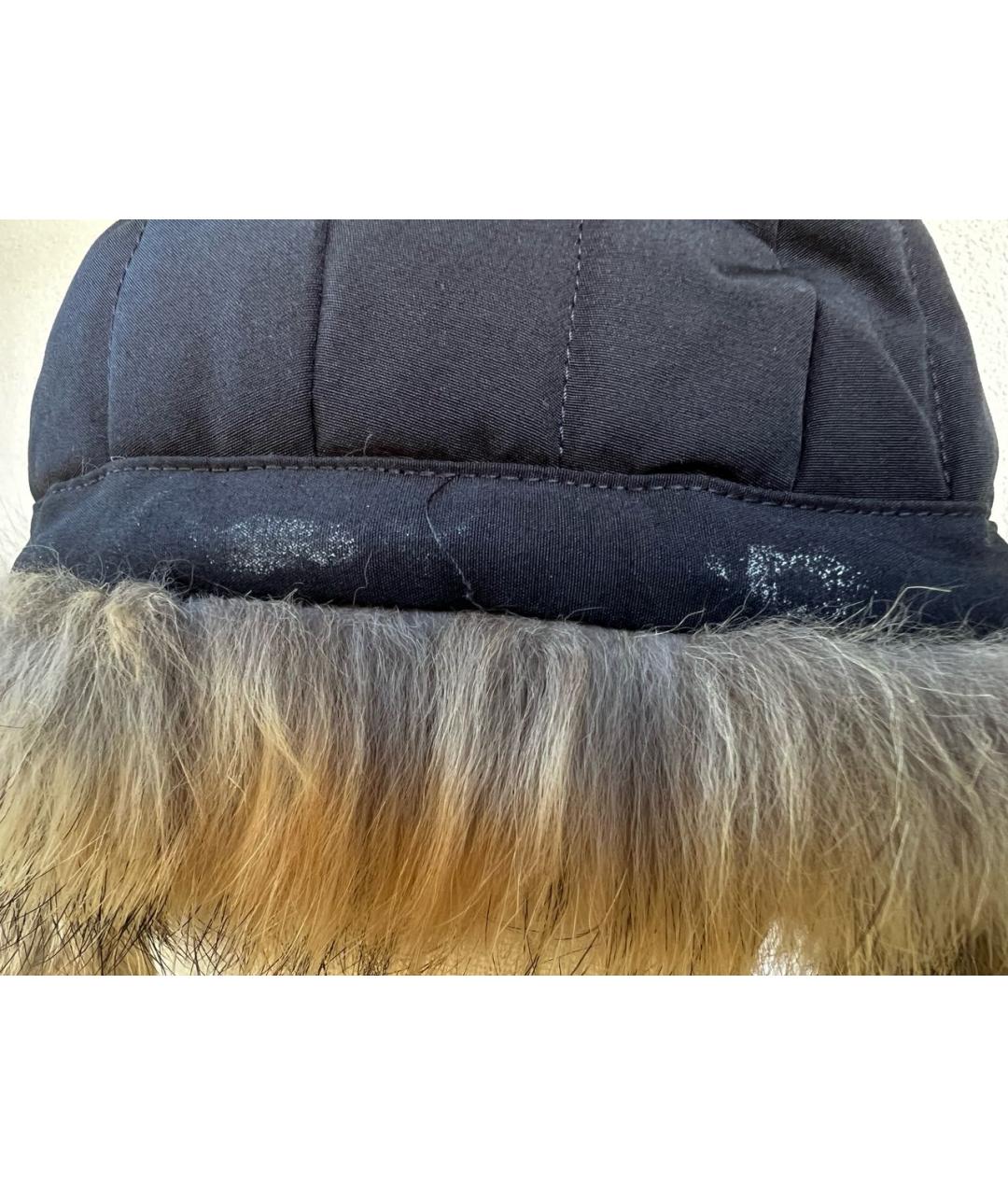 CANADA GOOSE Черная синтетическая шапка, фото 8