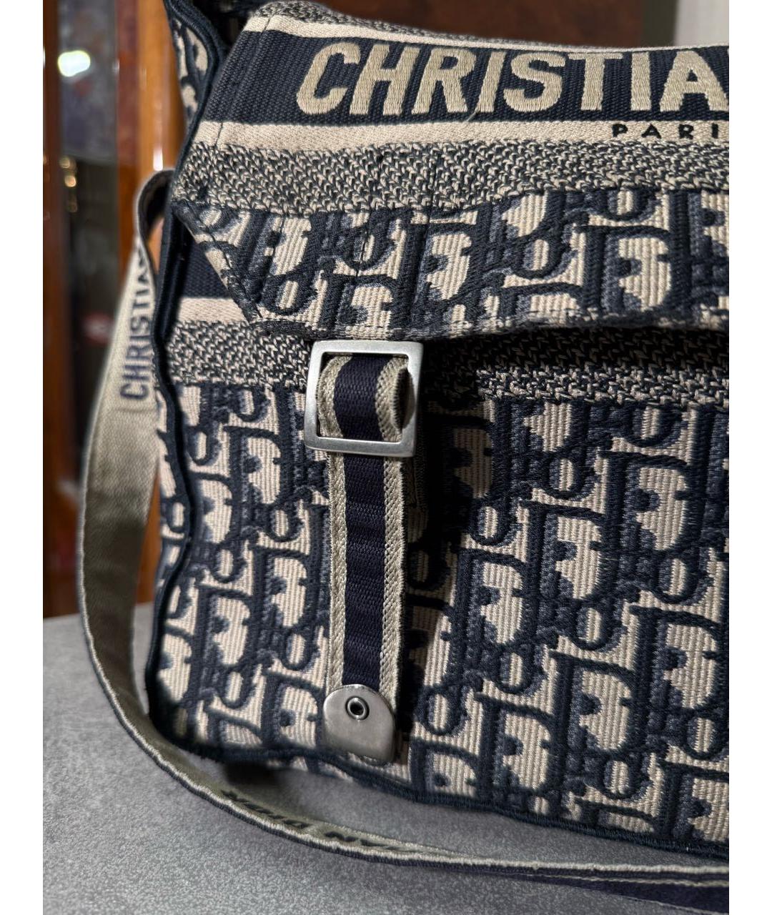 CHRISTIAN DIOR Мульти жаккардовая сумка на плечо, фото 5