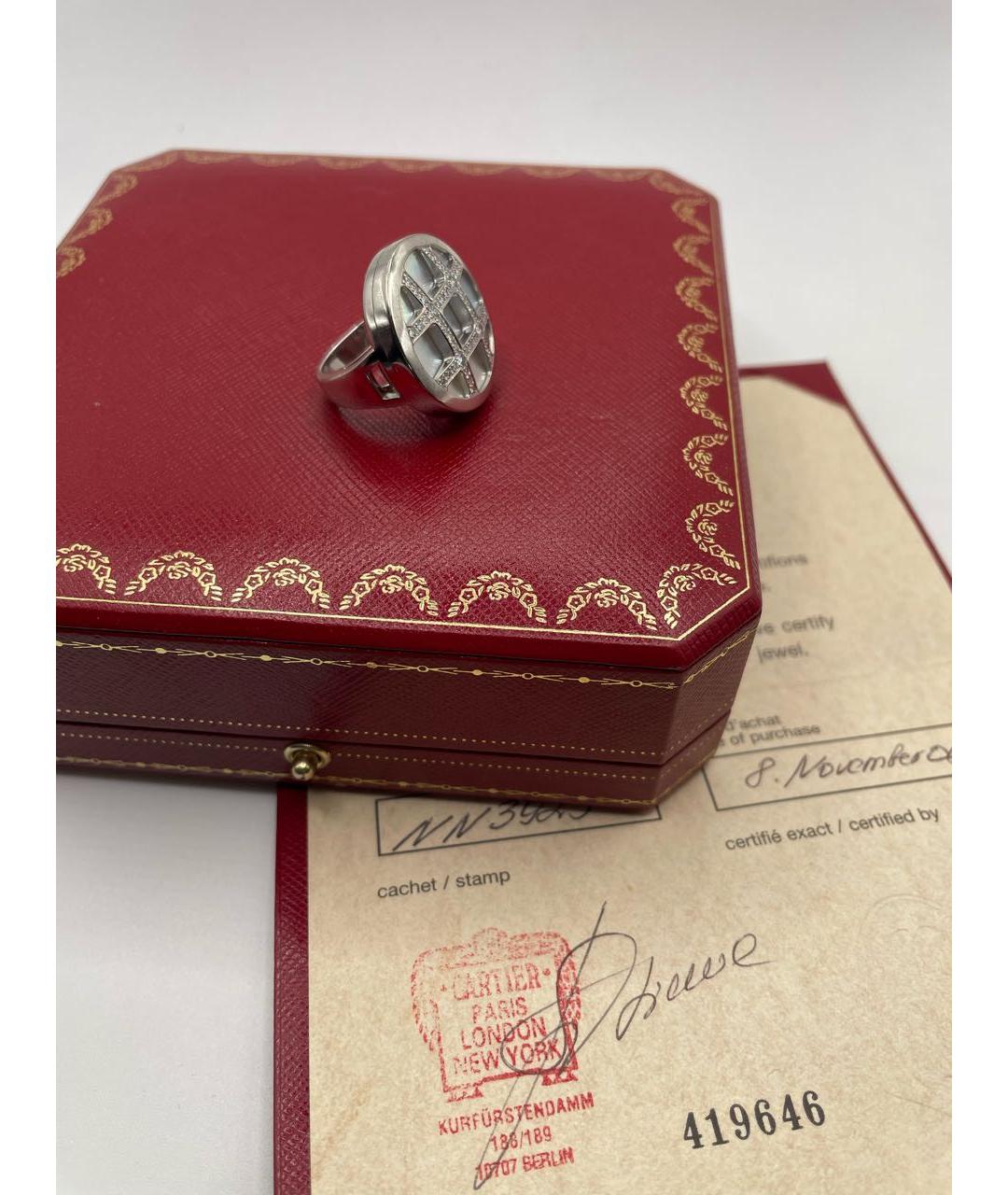 CARTIER Золотое кольцо из белого золота, фото 2