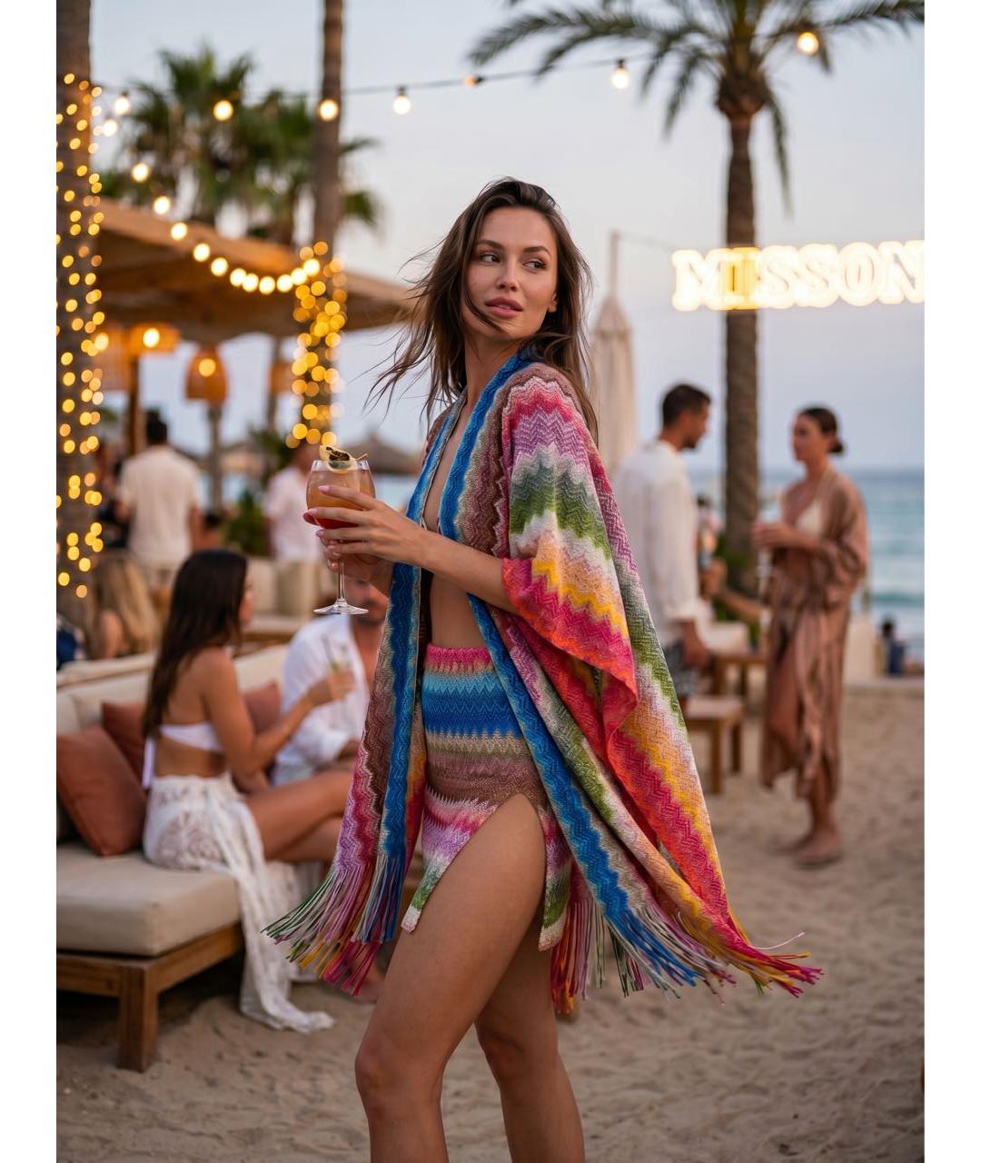 MISSONI Мульти вискозный кардиган, фото 7