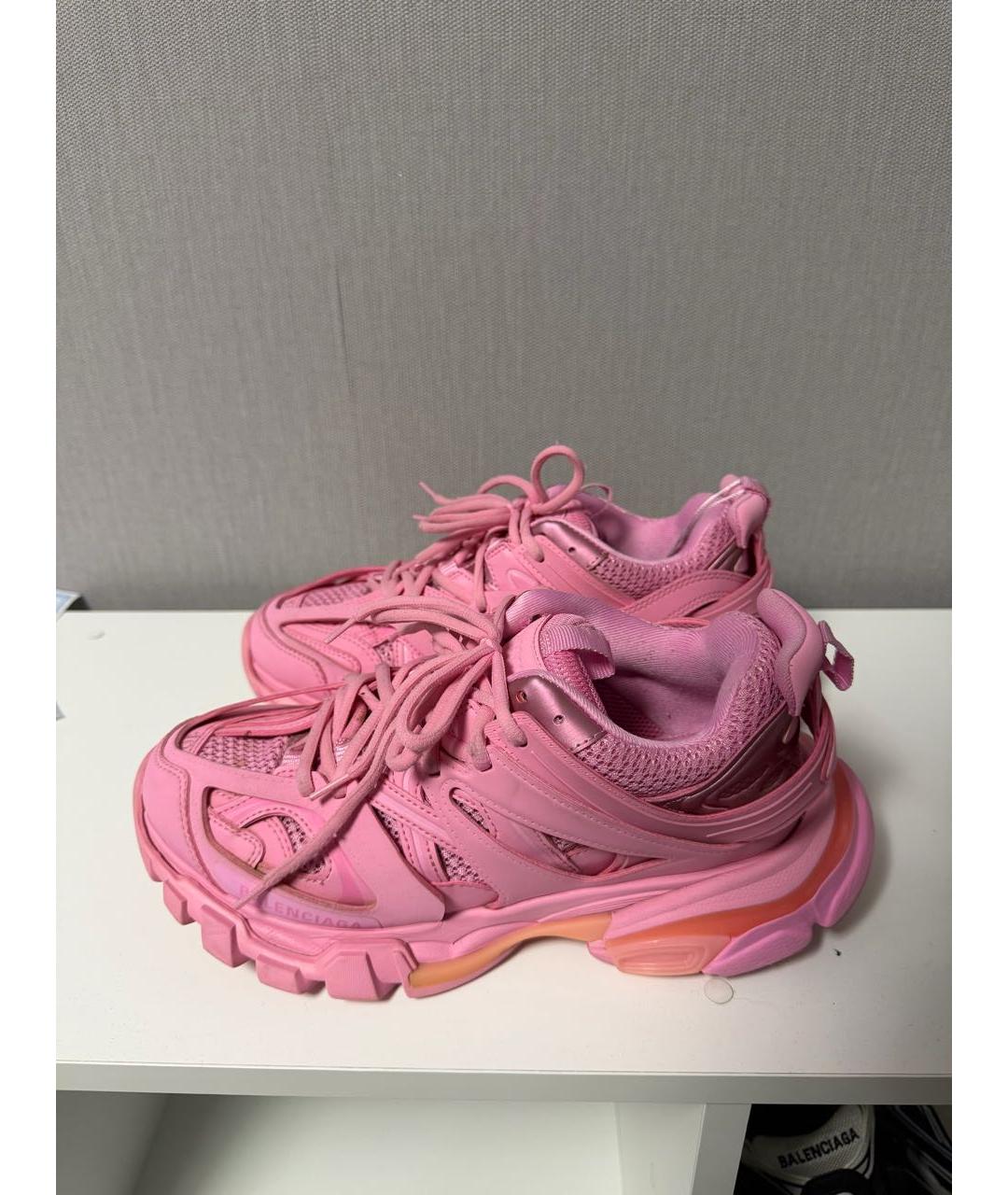 BALENCIAGA Розовые кроссовки, фото 5