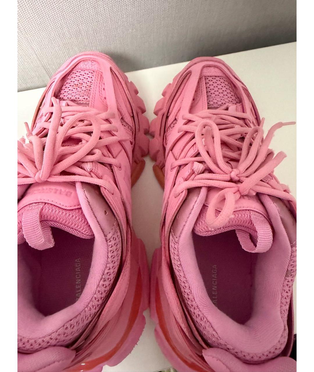 BALENCIAGA Розовые кроссовки, фото 3