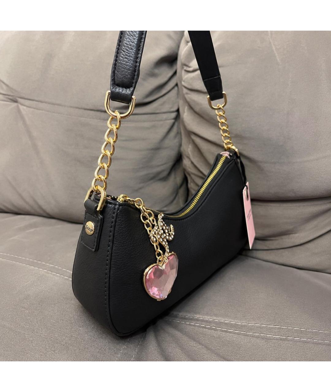 JUICY COUTURE Коричневая сумка через плечо из искусственной кожи, фото 7