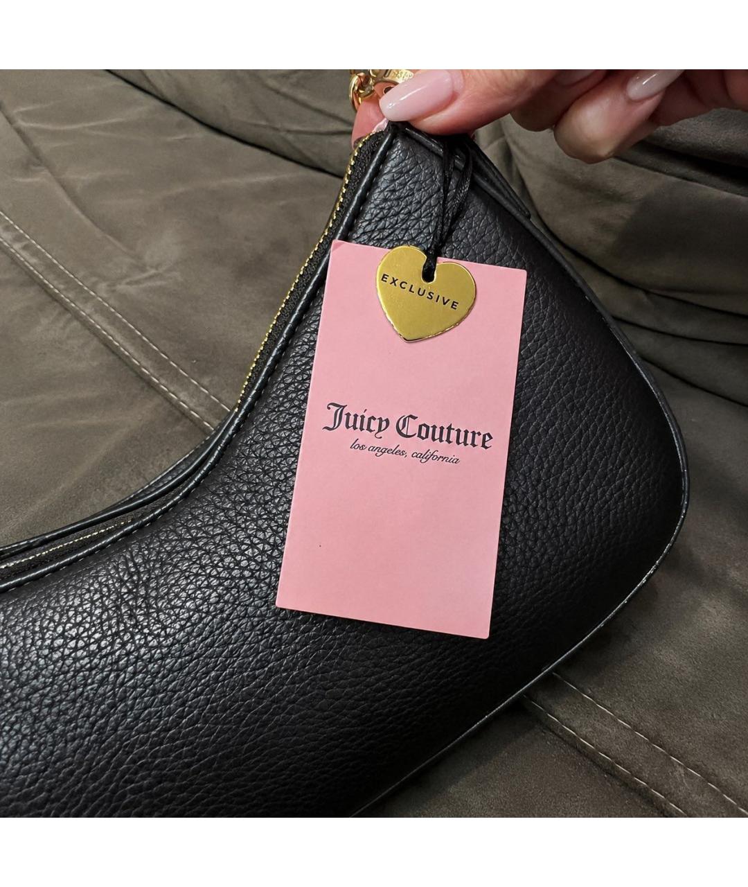 JUICY COUTURE Коричневая сумка через плечо из искусственной кожи, фото 6