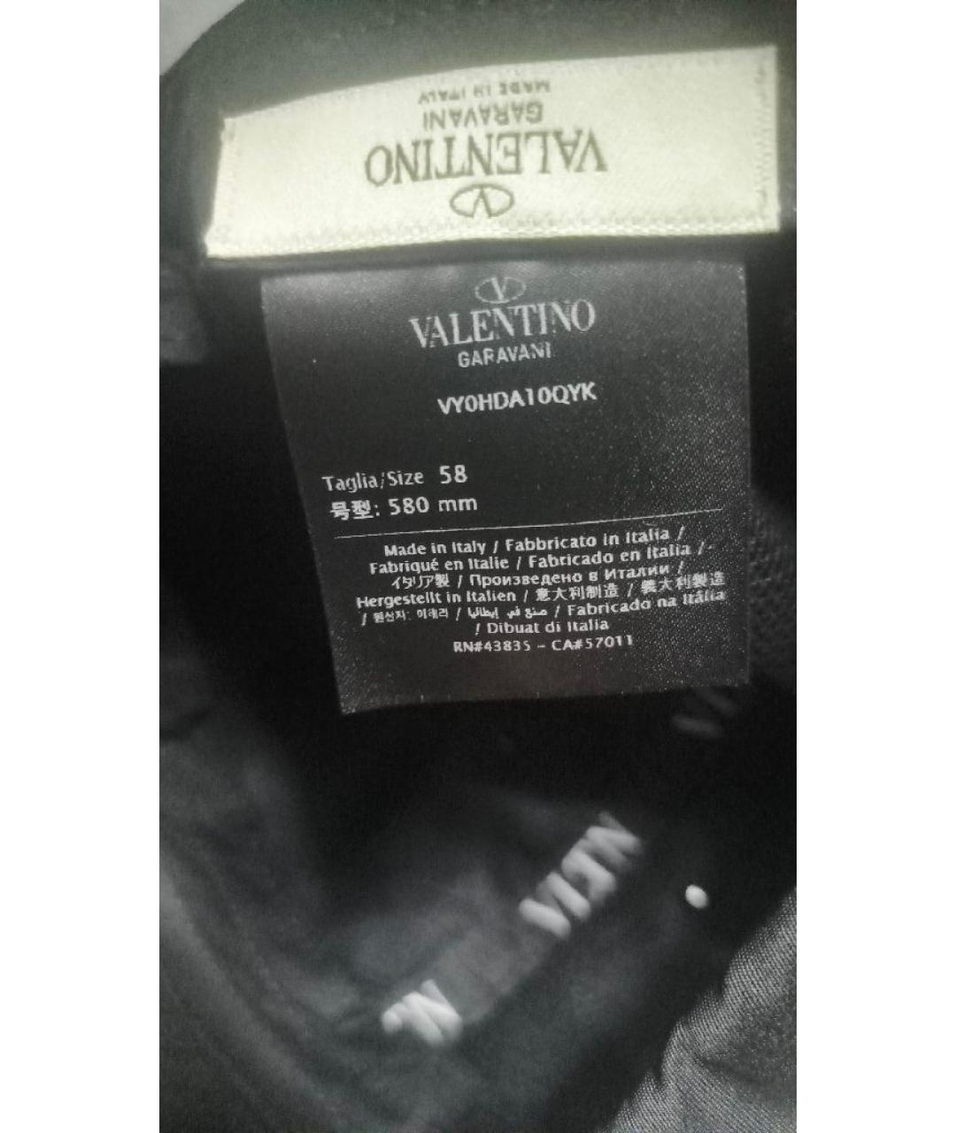 VALENTINO Черная кепка, фото 5