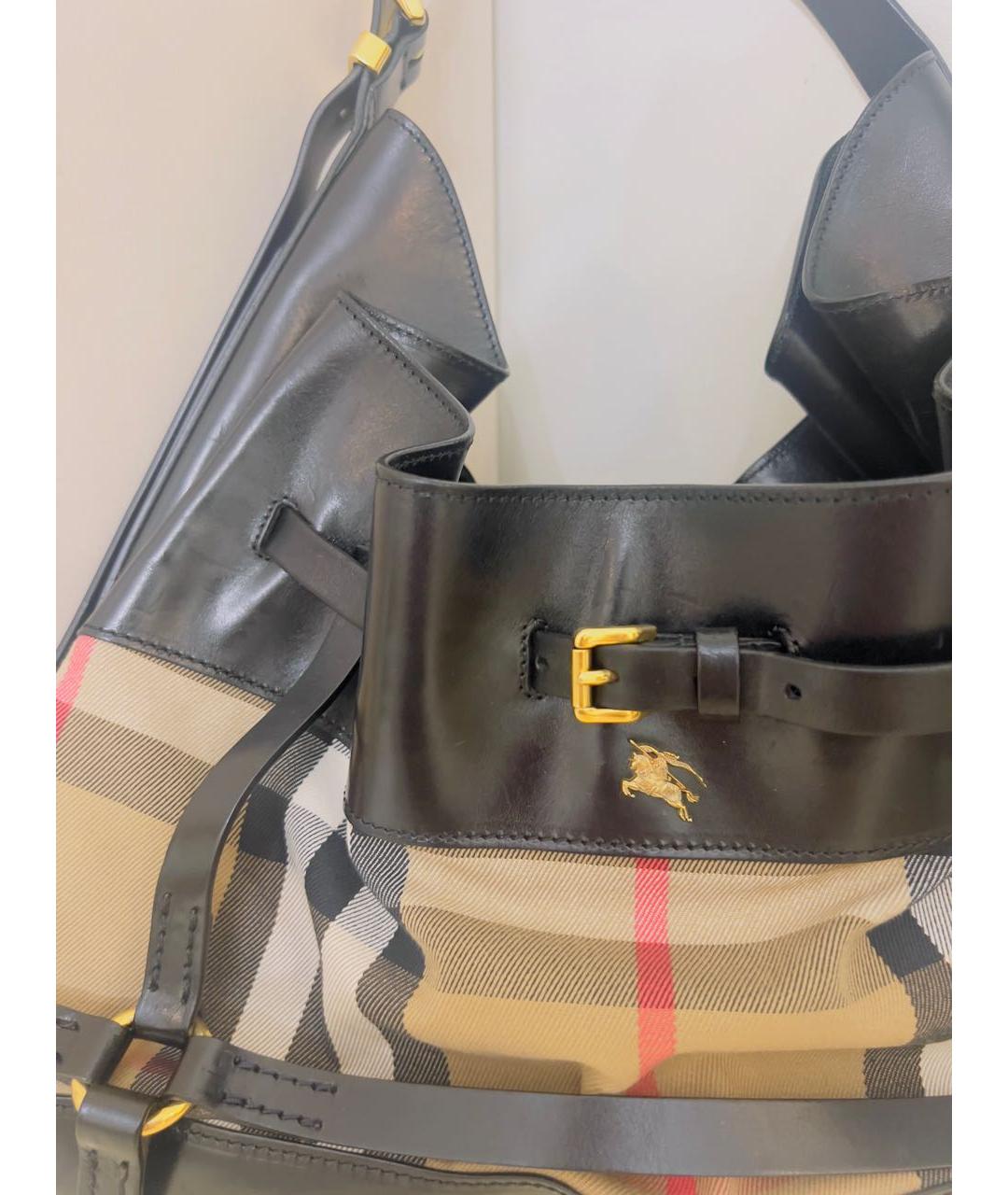 BURBERRY Мульти кожаная сумка тоут, фото 2