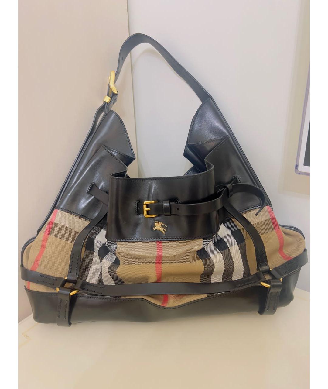 BURBERRY Мульти кожаная сумка тоут, фото 9