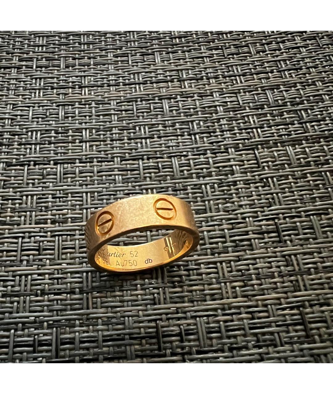 CARTIER Золотое кольцо из розового золота, фото 3