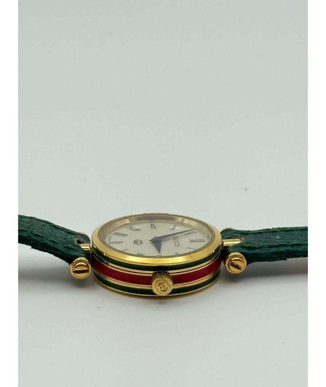 GUCCI Зеленые стальные часы, фото 4
