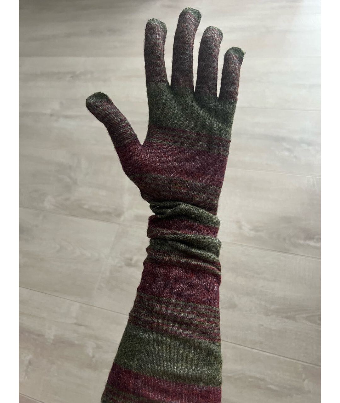 DOLCE&GABBANA Мульти синтетические перчатки, фото 2