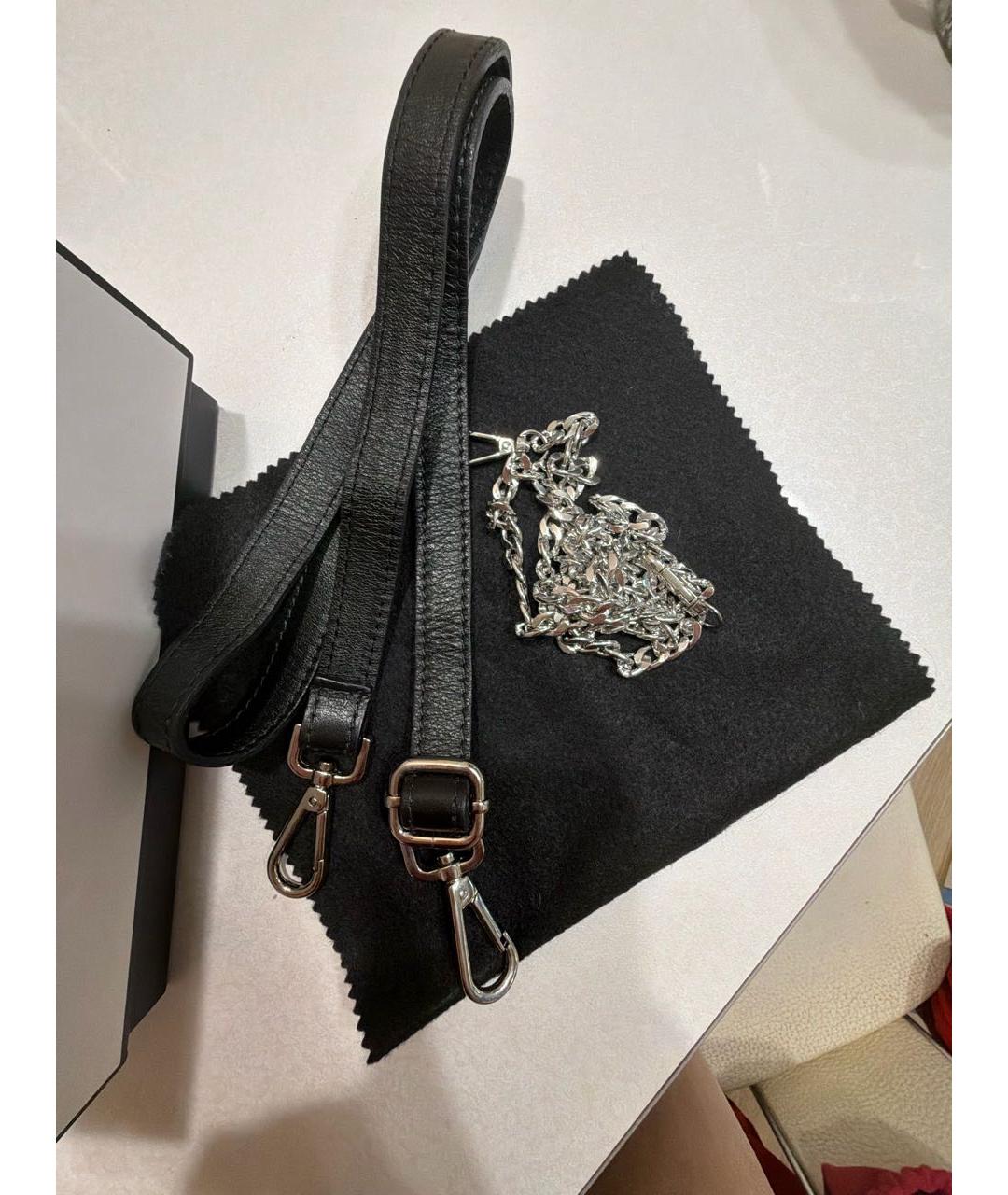 CHANEL Черная кожаная поясная сумка, фото 8