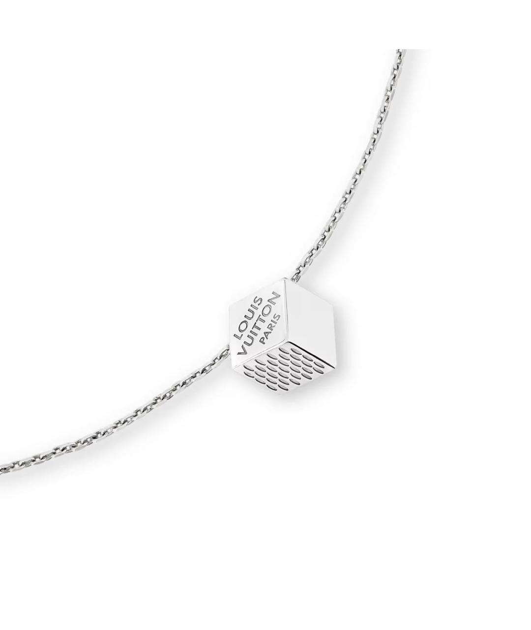 LOUIS VUITTON Серебряное колье, фото 3