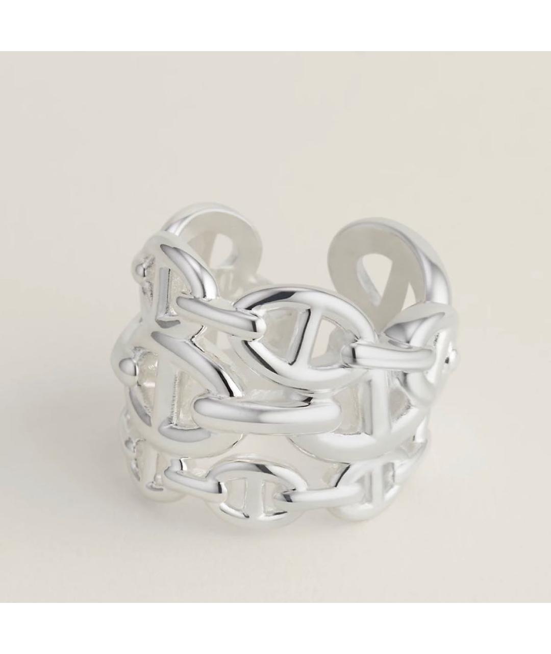 HERMES Серебряное серебряное кольцо, фото 3