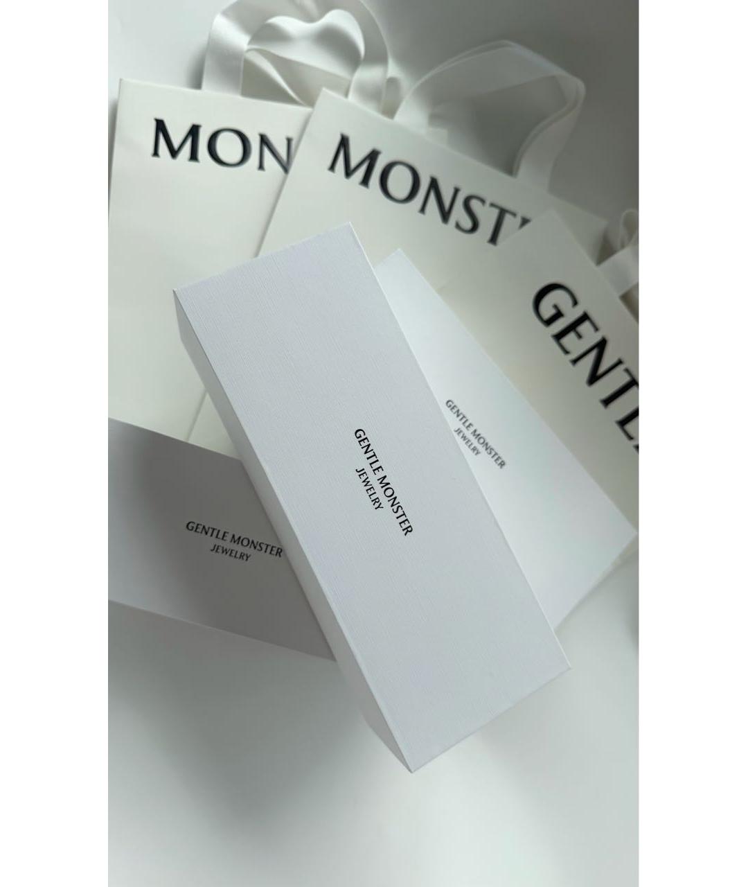 GENTLE MONSTER Серебряные металлические солнцезащитные очки, фото 2