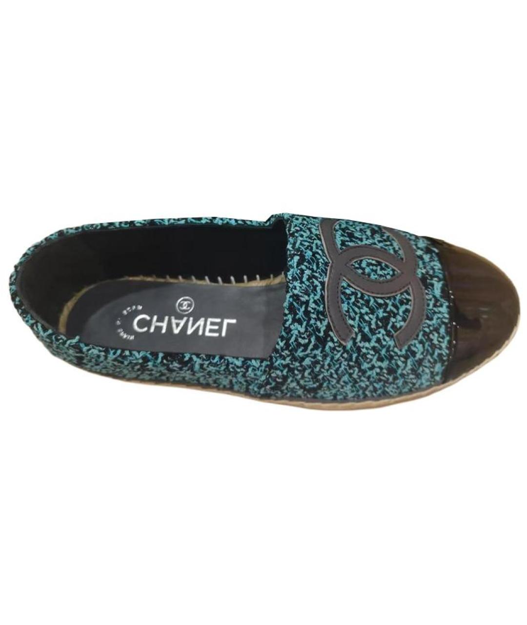 CHANEL Синие эспадрильи, фото 2