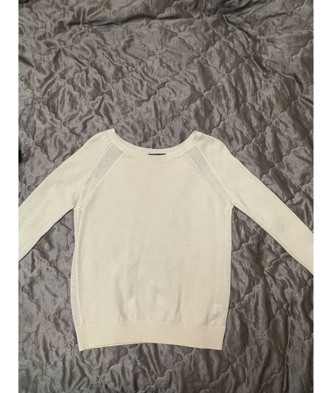 VINCE Белый кашемировый джемпер / свитер, фото 6