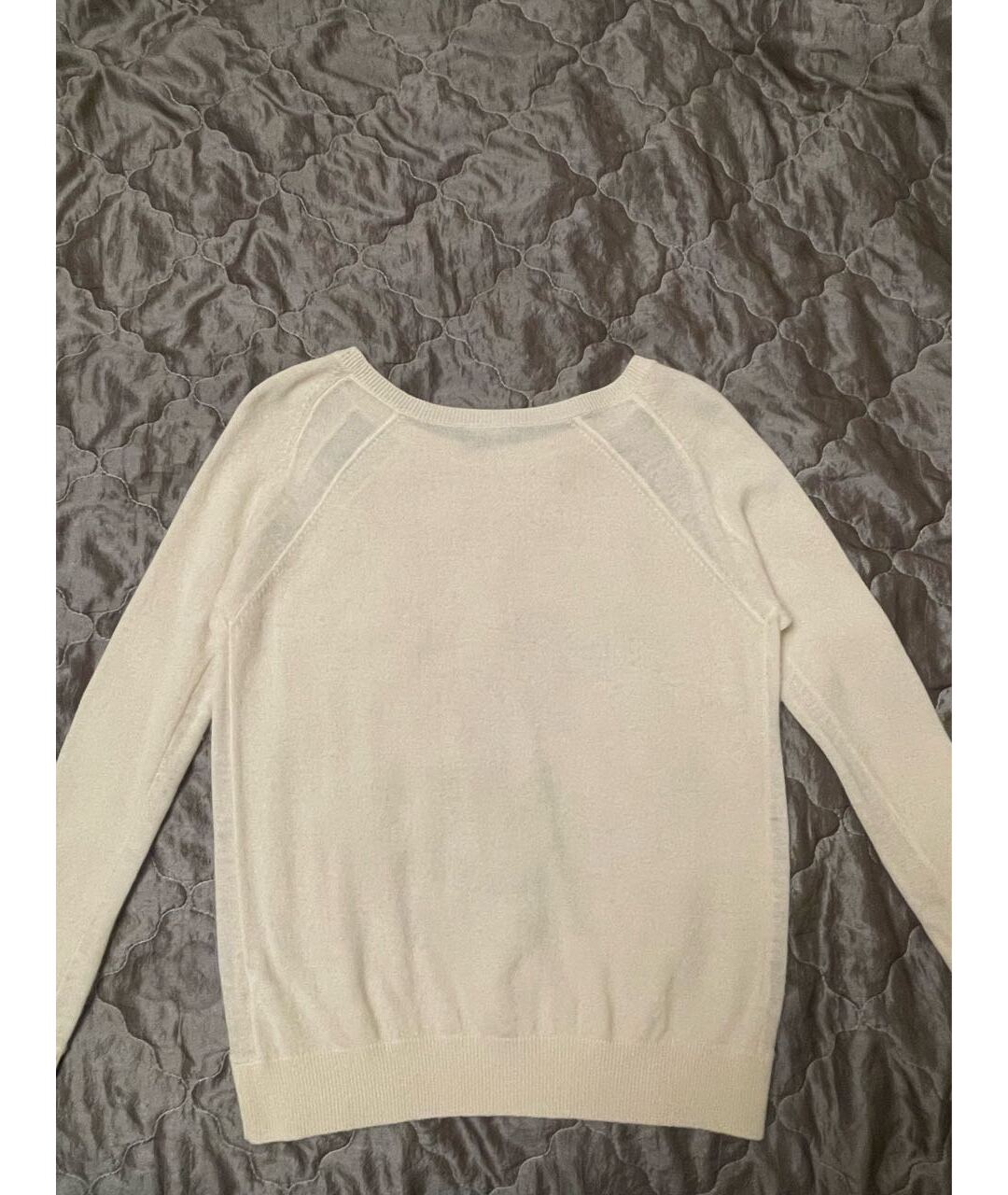 VINCE Белый кашемировый джемпер / свитер, фото 4