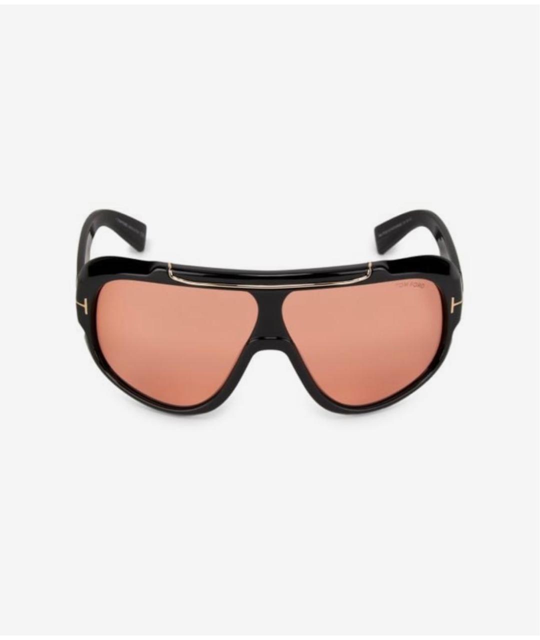 TOM FORD Черные пластиковые солнцезащитные очки, фото 7