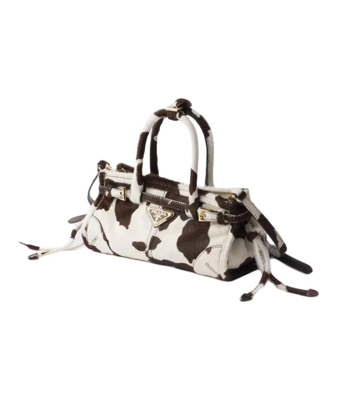 PRADA Коричневая кожаная сумка через плечо, фото 2
