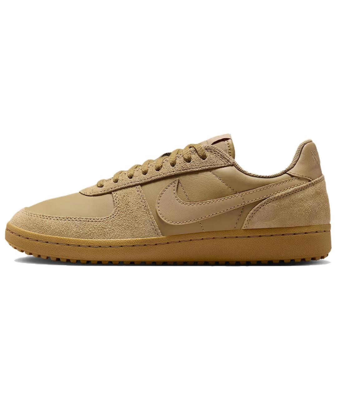 NIKE Коричневые замшевые низкие кроссовки / кеды, фото 8