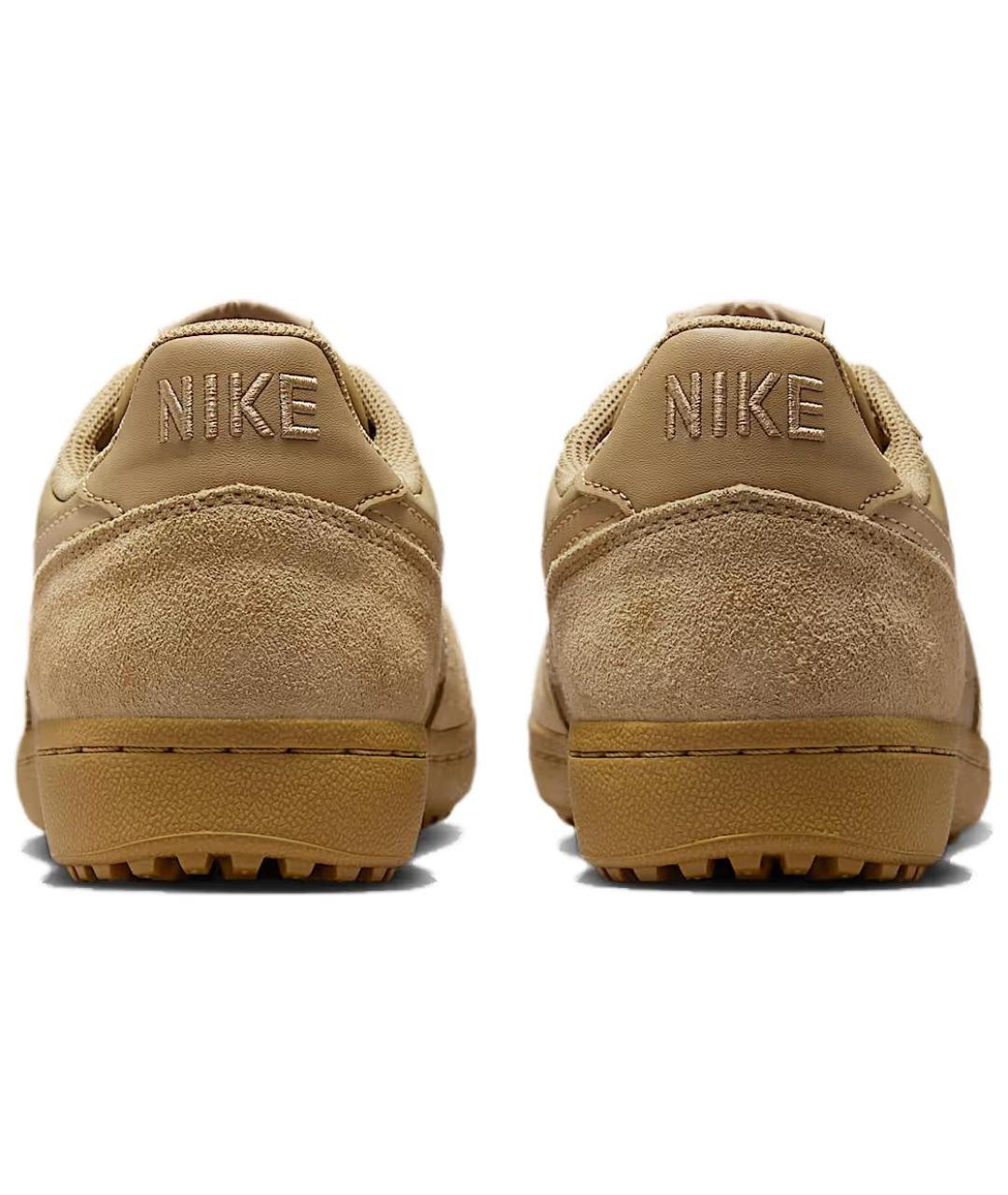 NIKE Коричневые замшевые низкие кроссовки / кеды, фото 4