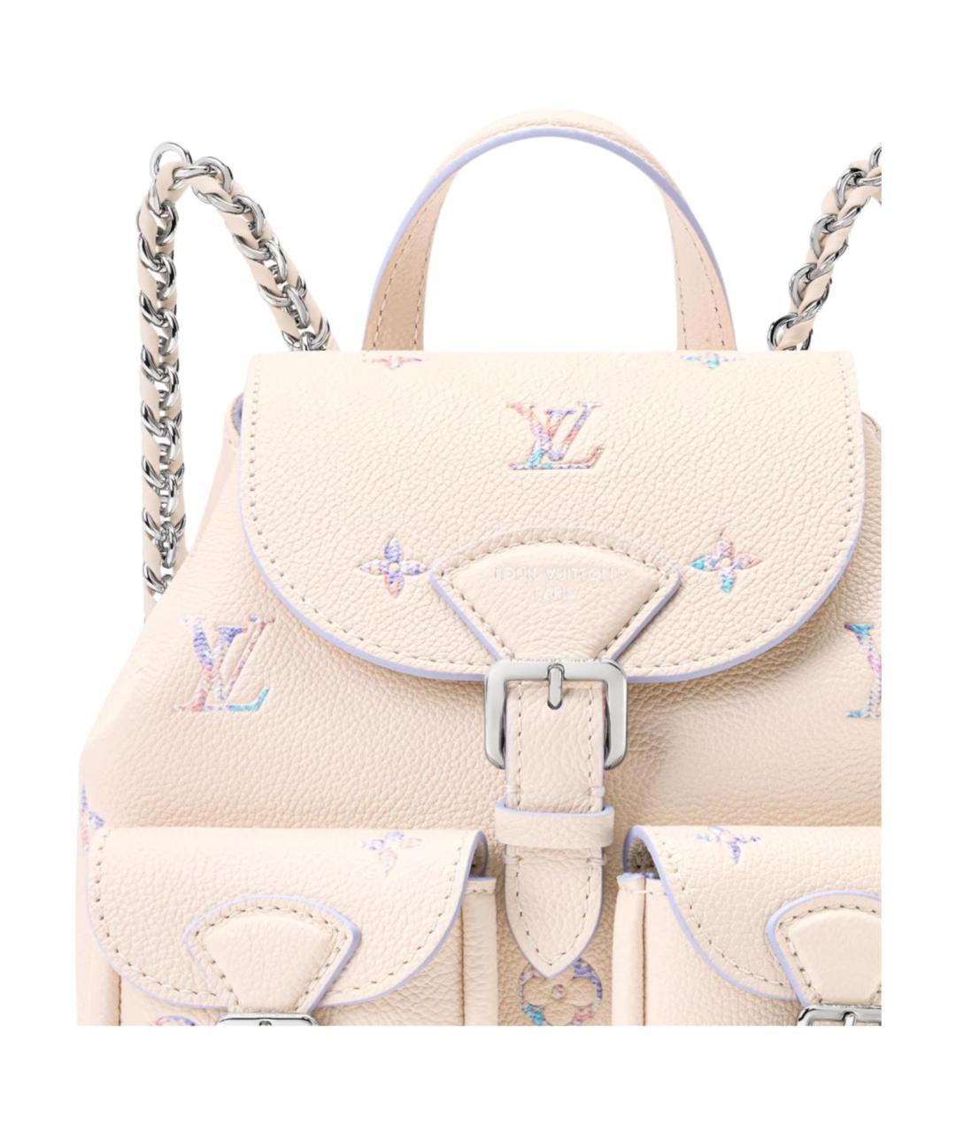 LOUIS VUITTON Бежевый рюкзак, фото 5