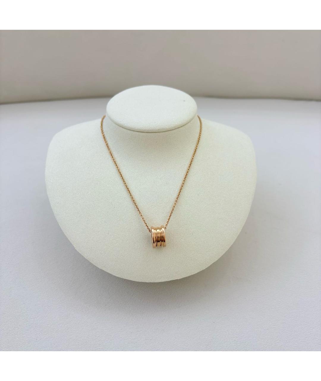 BVLGARI Золотое колье из розового золота, фото 7