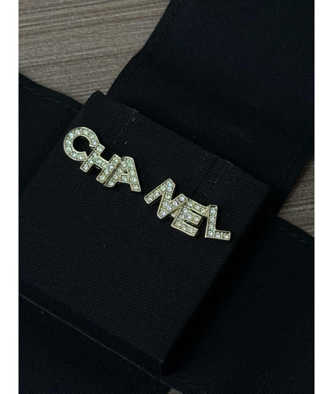 CHANEL Серебряные серьги, фото 3