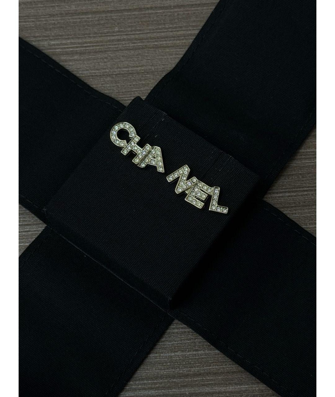 CHANEL Серебряные серьги, фото 2