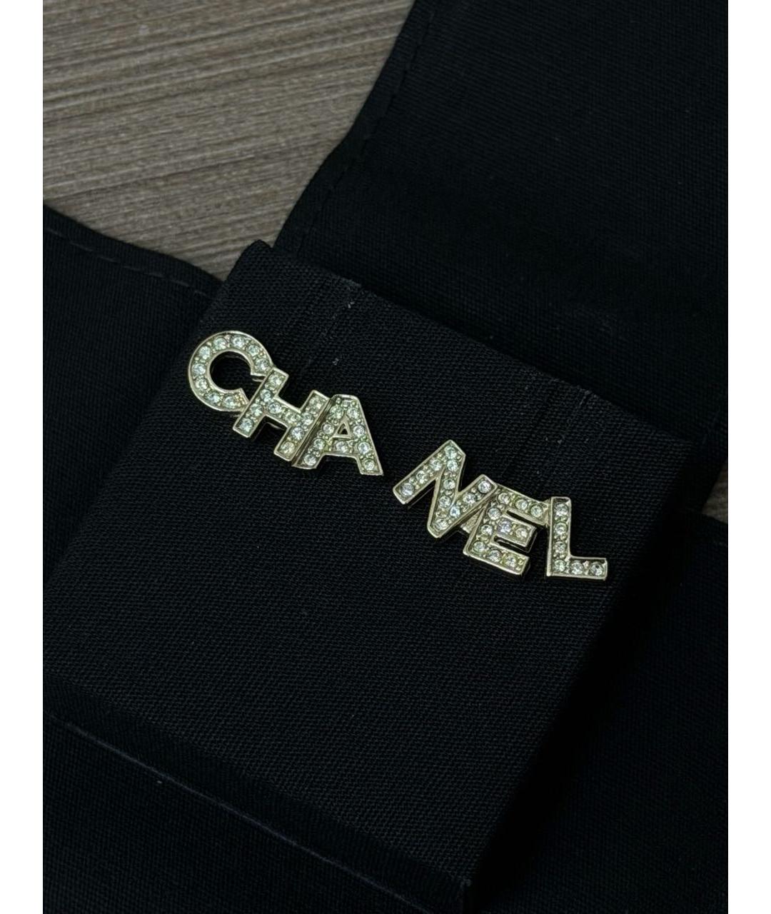 CHANEL Серебряные серьги, фото 4