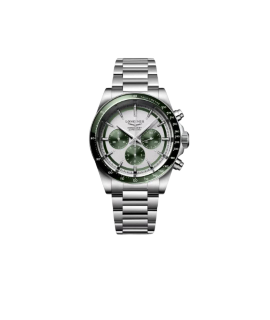 LONGINES Зеленые часы, фото 6