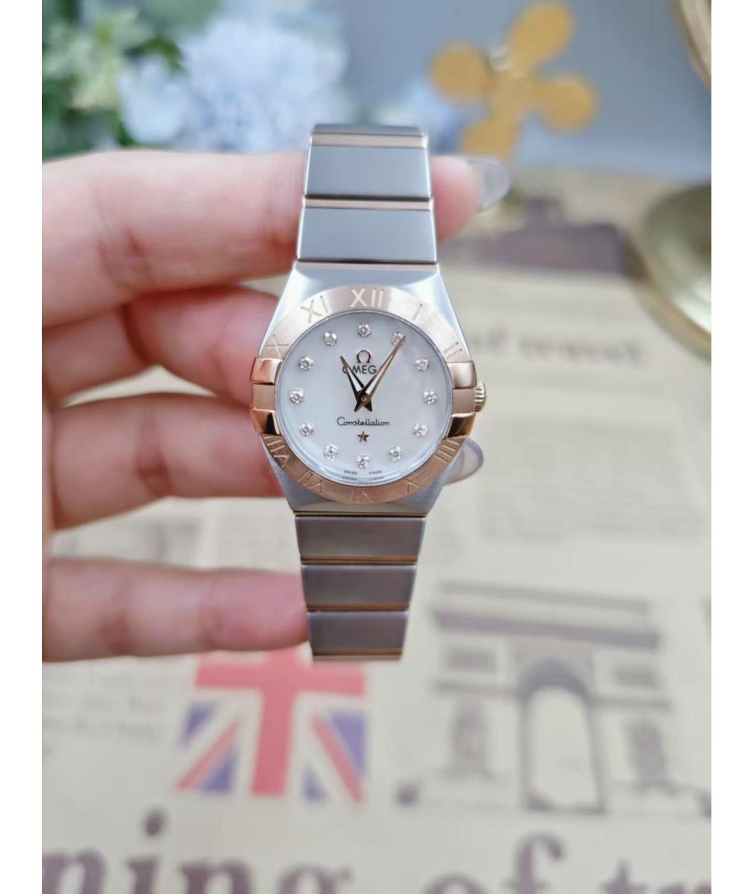 OMEGA Серебряные часы, фото 2