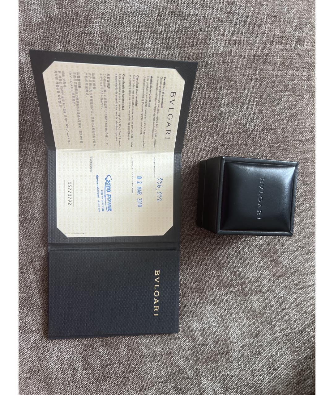 BVLGARI Белое кольцо из белого золота, фото 3