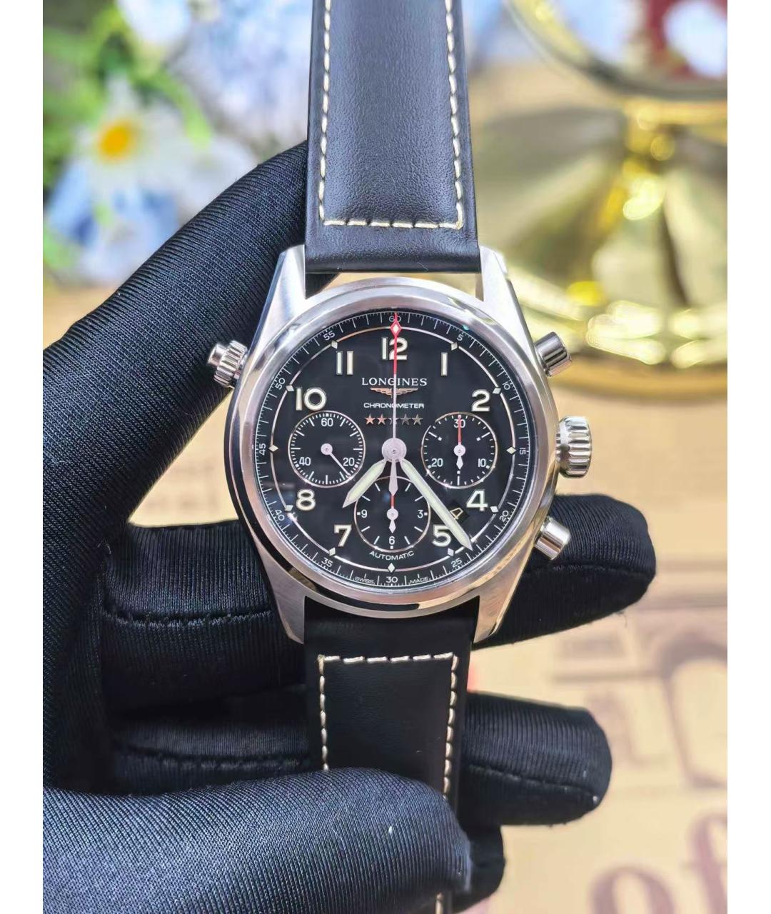 LONGINES Коричневые часы, фото 2