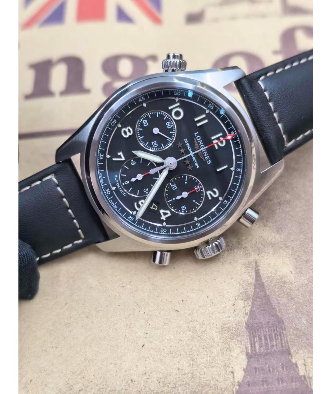 LONGINES Коричневые часы, фото 4