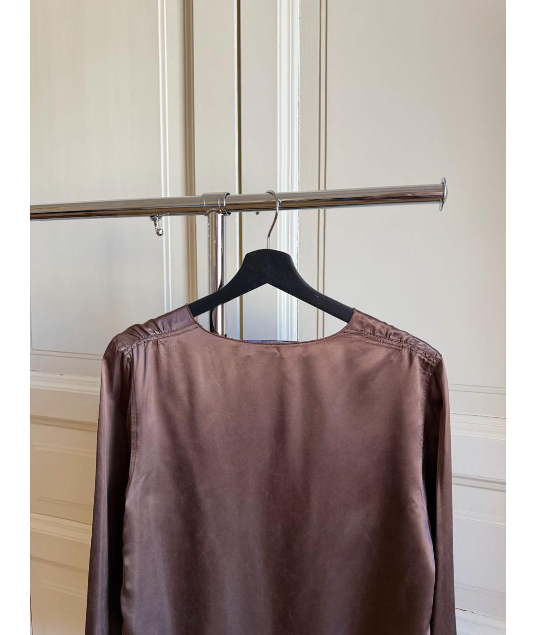 LANVIN Коричневая блузы, фото 4