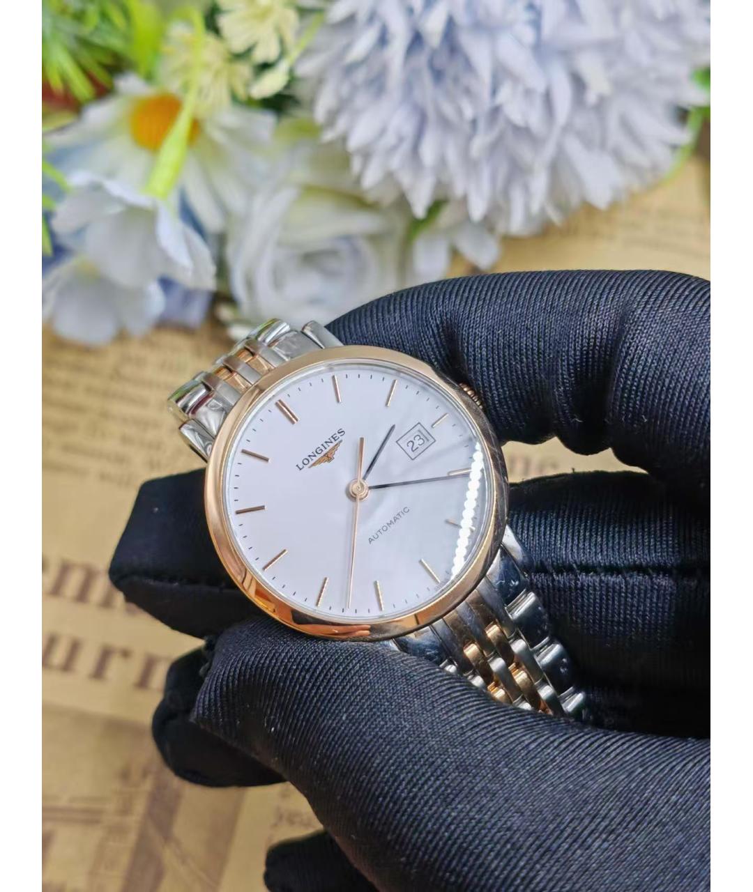LONGINES Серебряные часы, фото 3