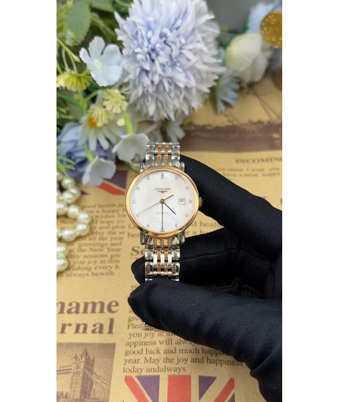 LONGINES Серебряные часы, фото 2