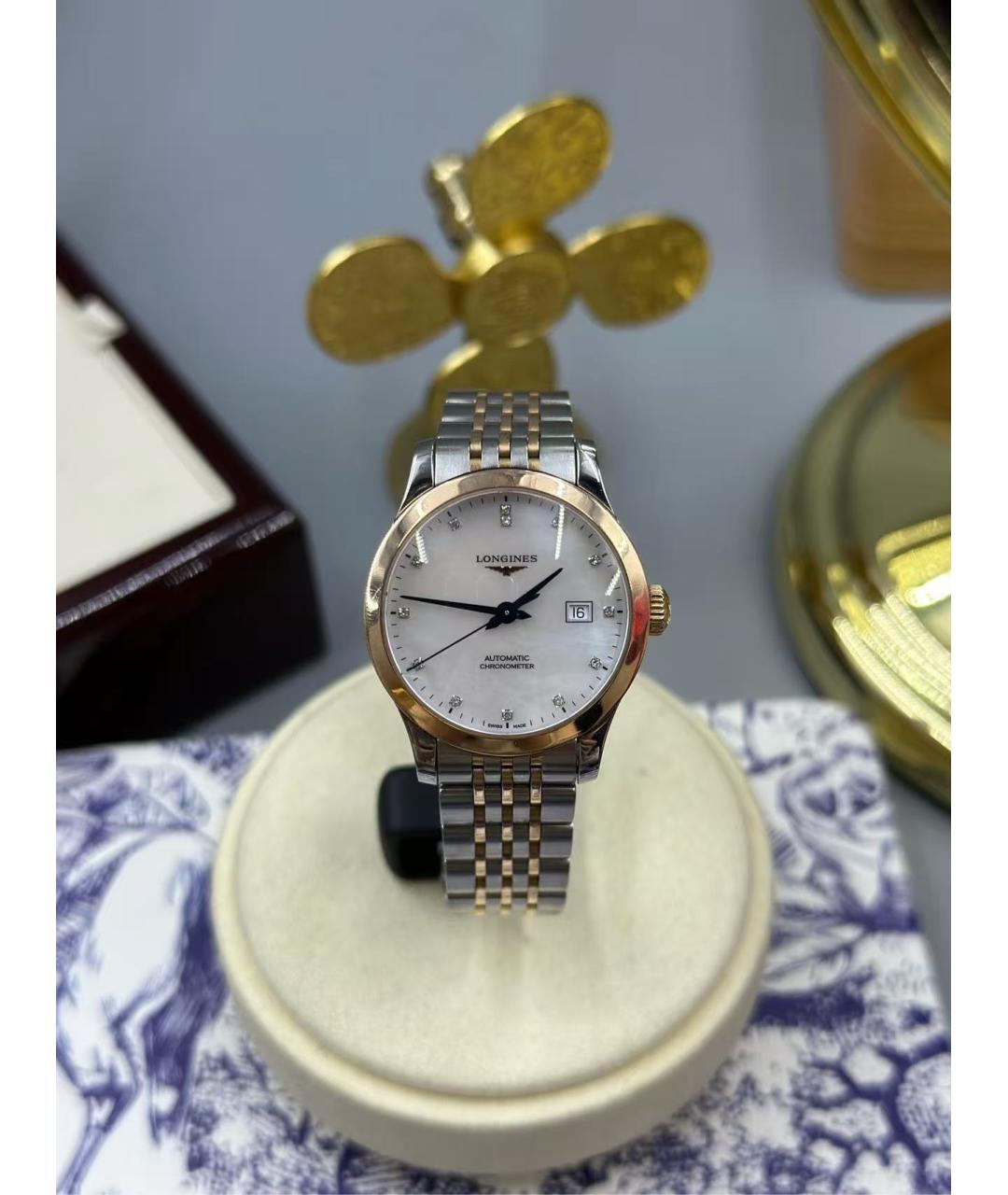 LONGINES Золотые часы, фото 2