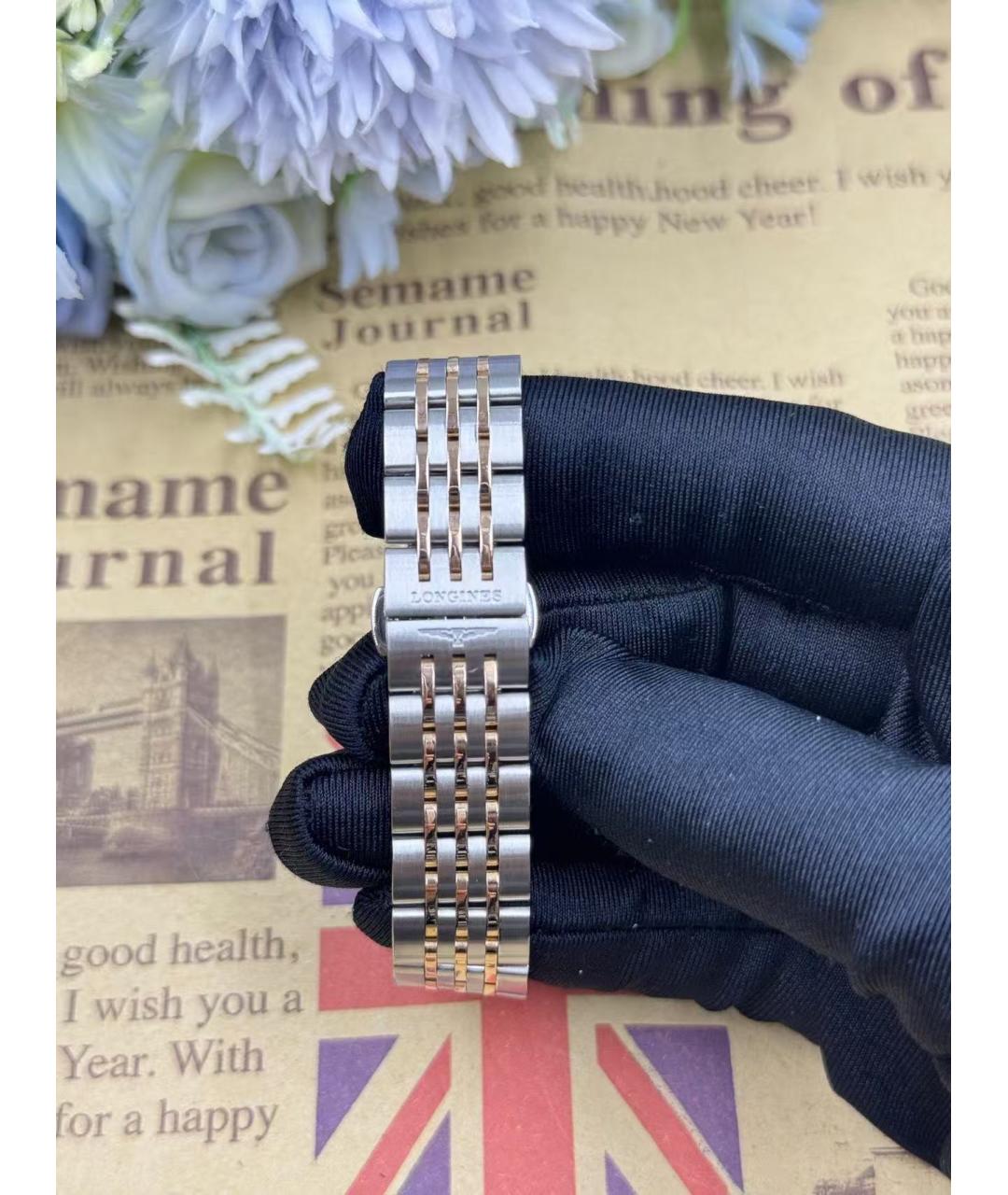LONGINES Золотые часы, фото 4
