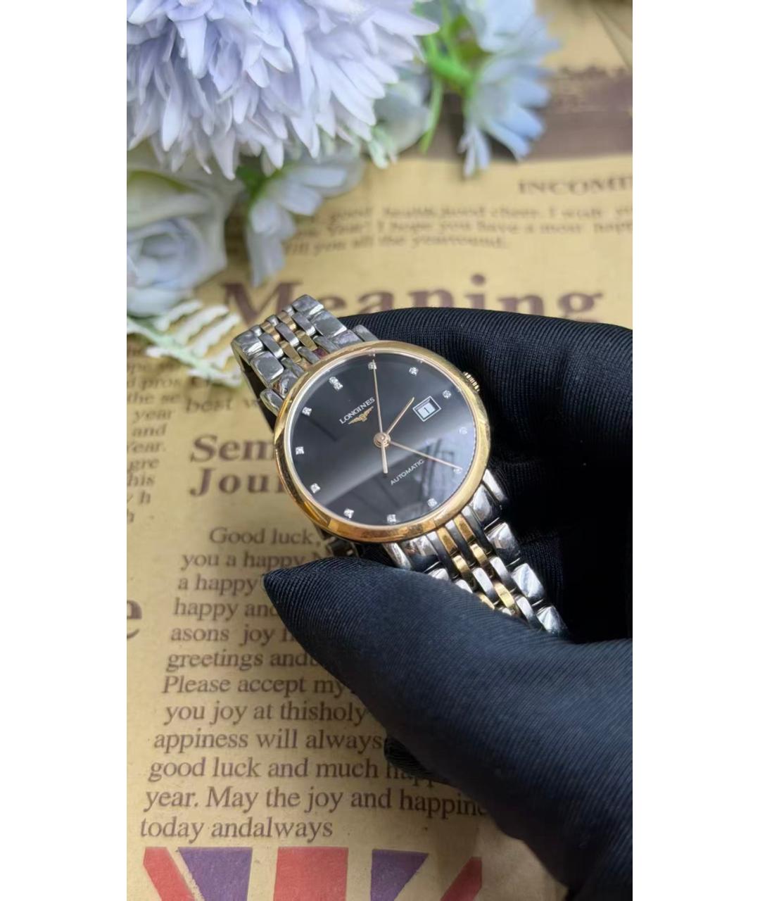 LONGINES Серебряные часы, фото 3
