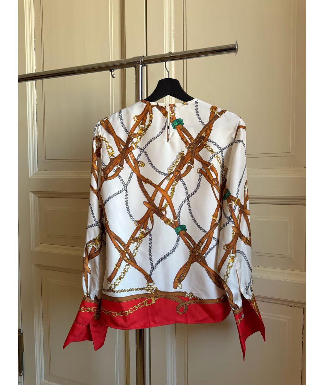 LOUIS VUITTON Мульти шелковая блузы, фото 2