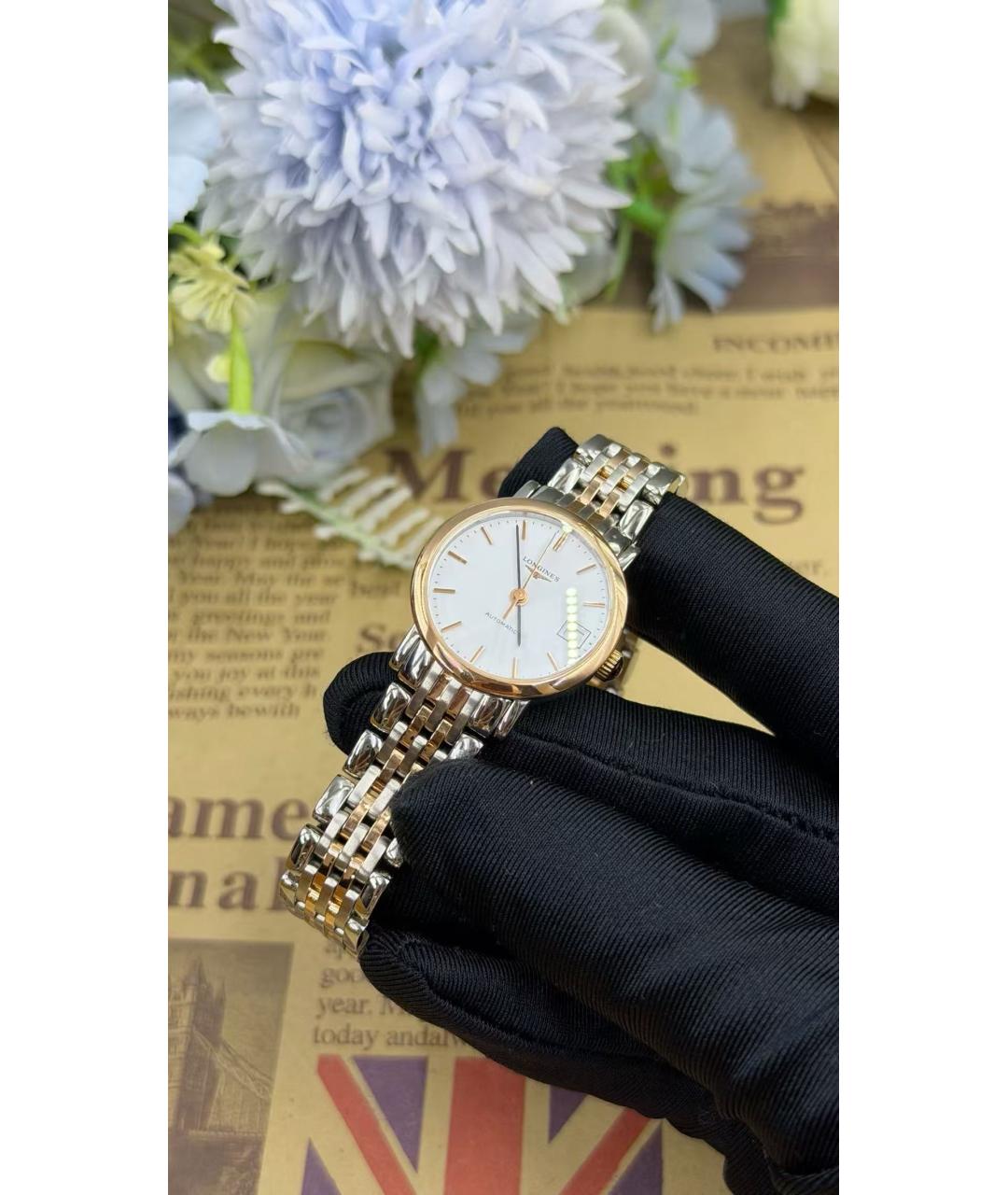 LONGINES Серебряные часы, фото 3