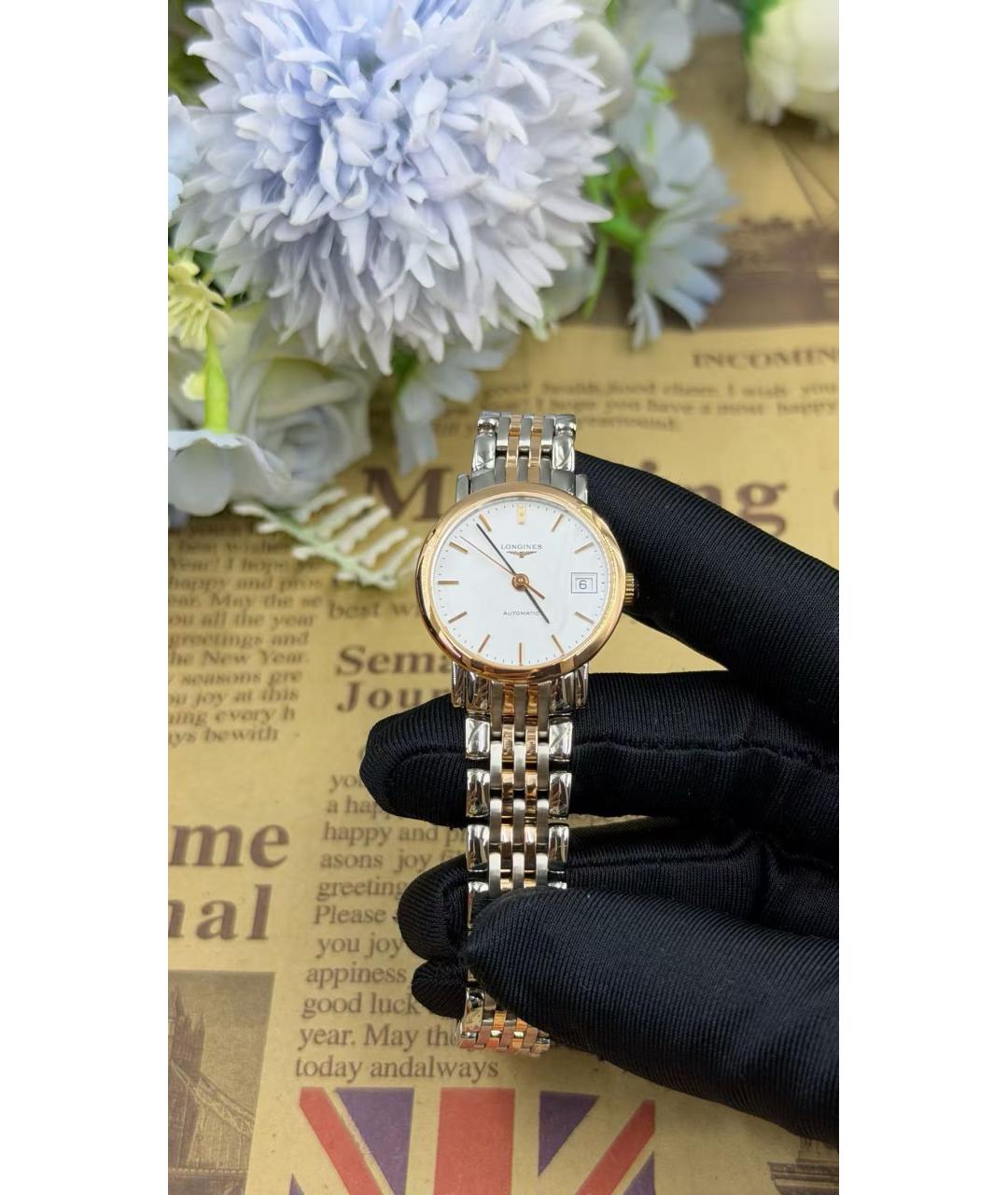 LONGINES Серебряные часы, фото 2