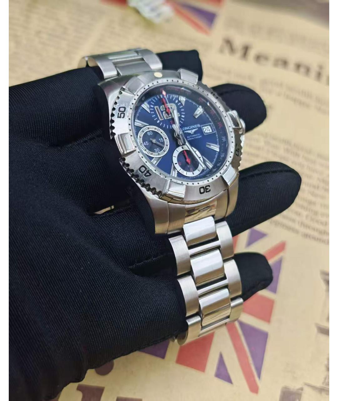 LONGINES Серебряные часы, фото 3