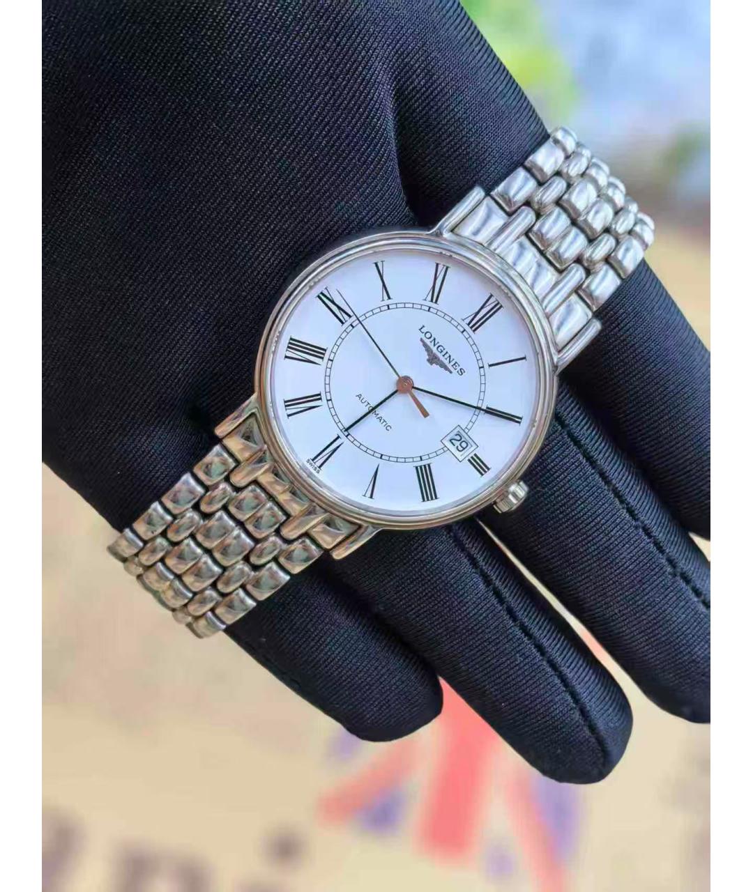 LONGINES Серебряные часы, фото 2