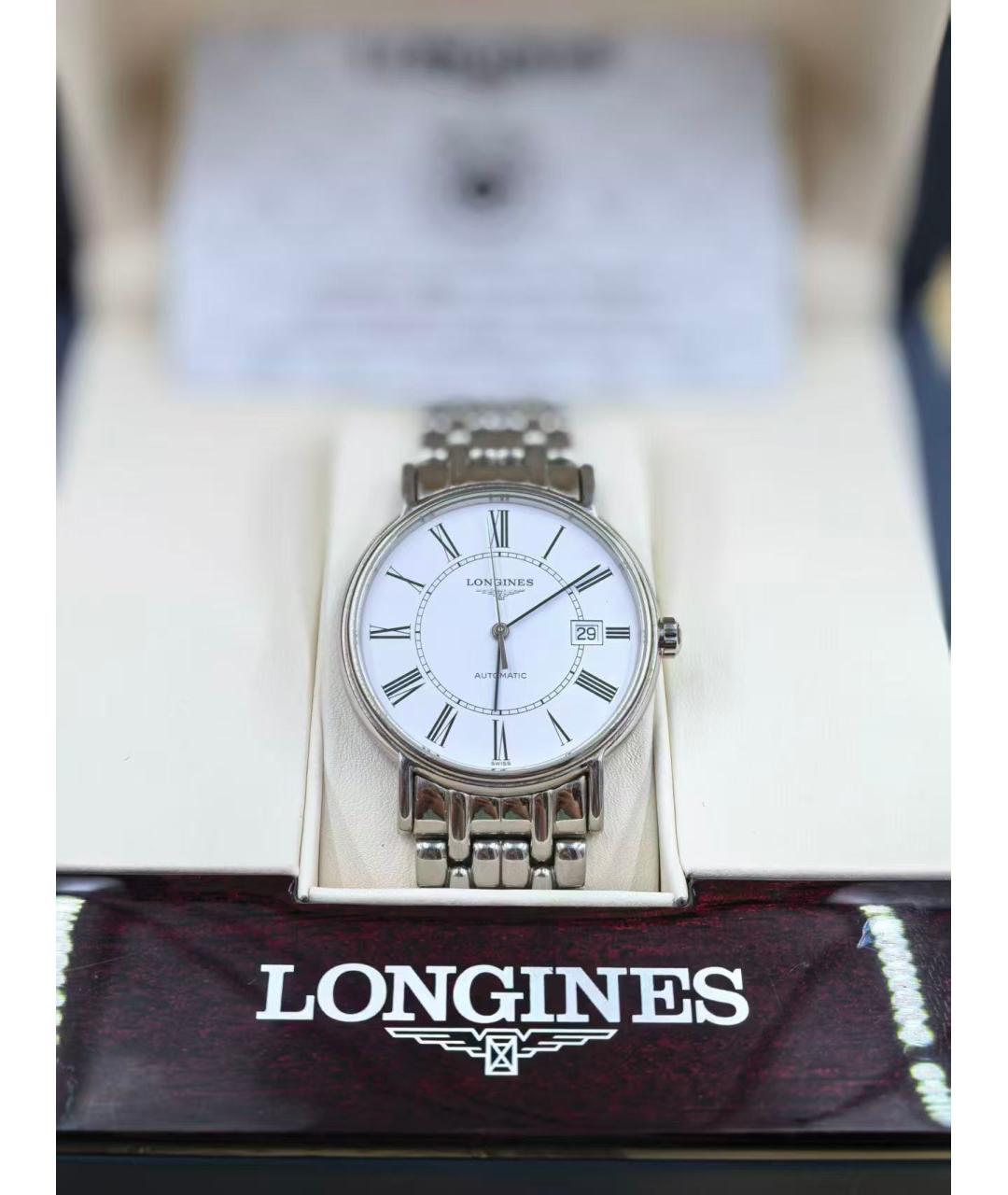 LONGINES Серебряные часы, фото 4